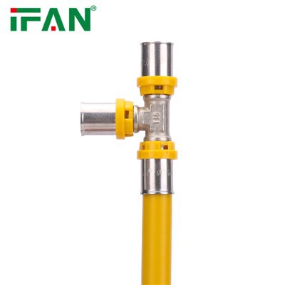 Plynový mosadzný tričko